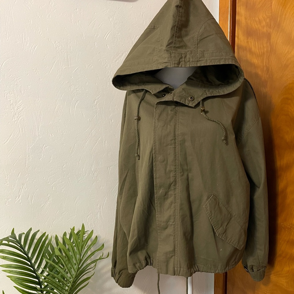 Forever 21 Coat Jacket Olive Green Brand New With Tags Size Medium